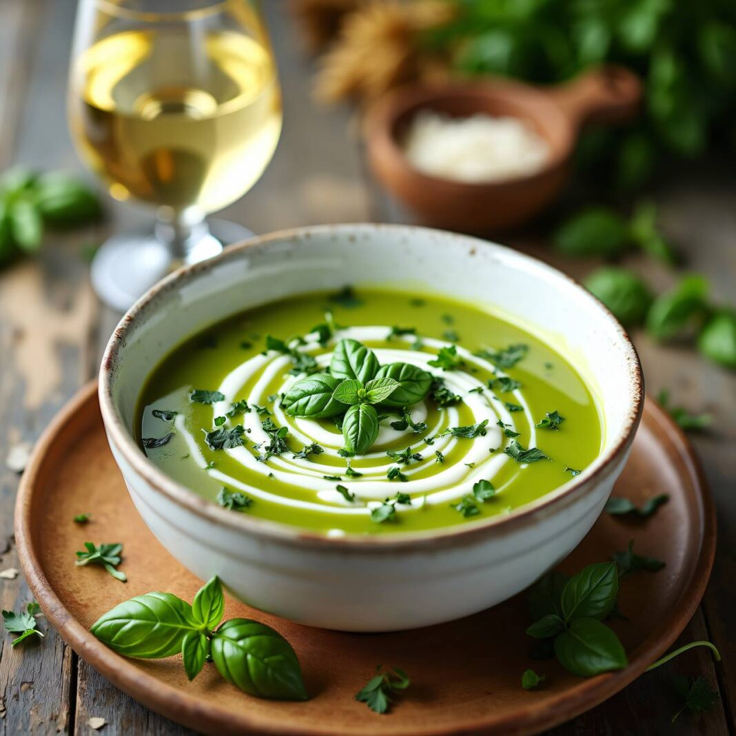 Sommer-Kräutersuppe Rezept Sommer-Kräutersuppe Rezept