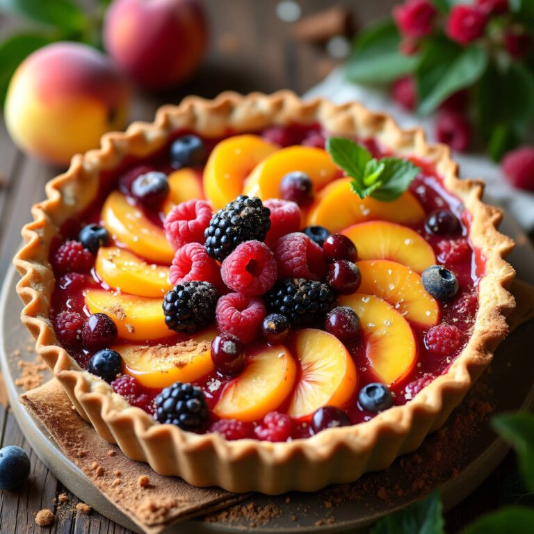 Sommerfrüchte-Pie Rezept