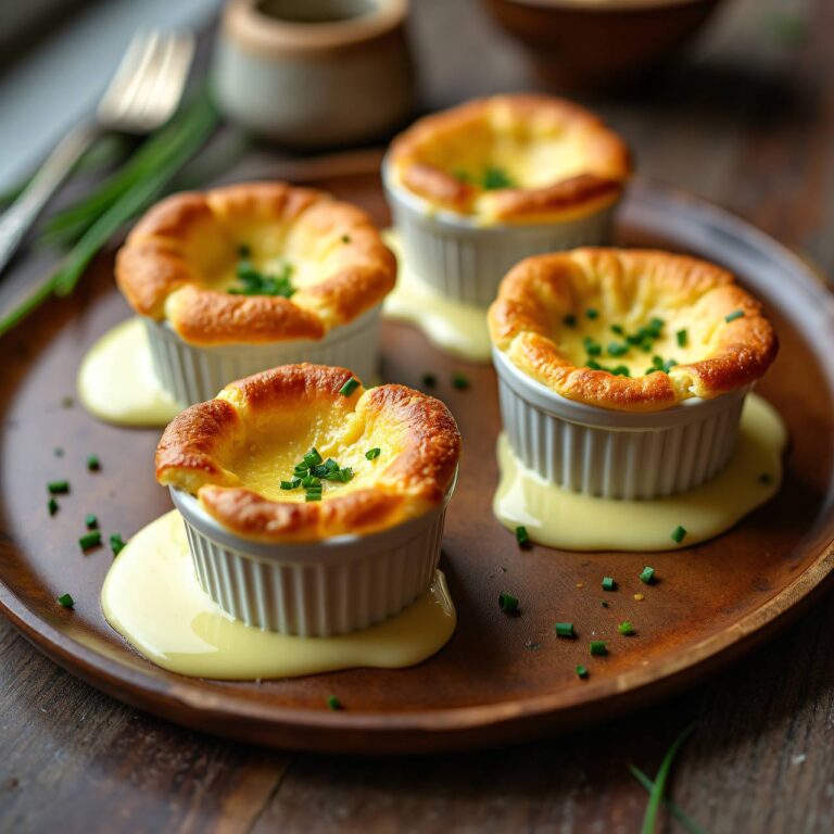 Soufflés au jambon Rezept