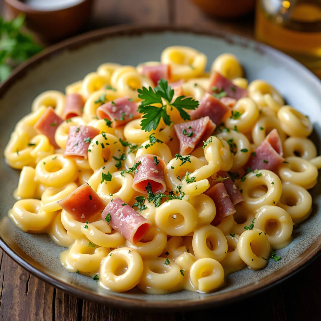 Spätzle in Schinken-Sahne-Sauce Rezept Spätzle in Schinken-Sahne-Sauce Rezept