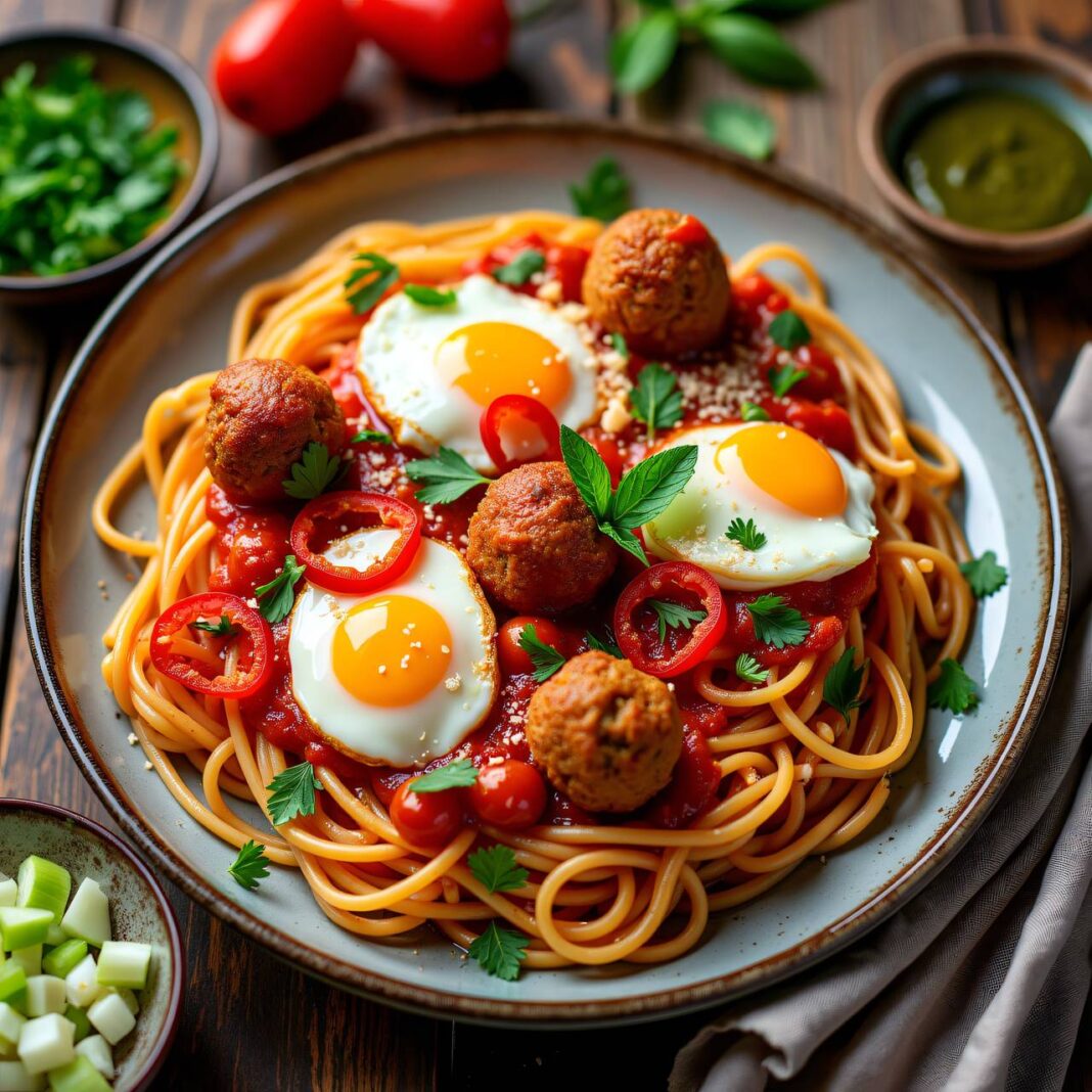 Spaghetti-Festivität Rezept Spaghetti-Festivität Rezept