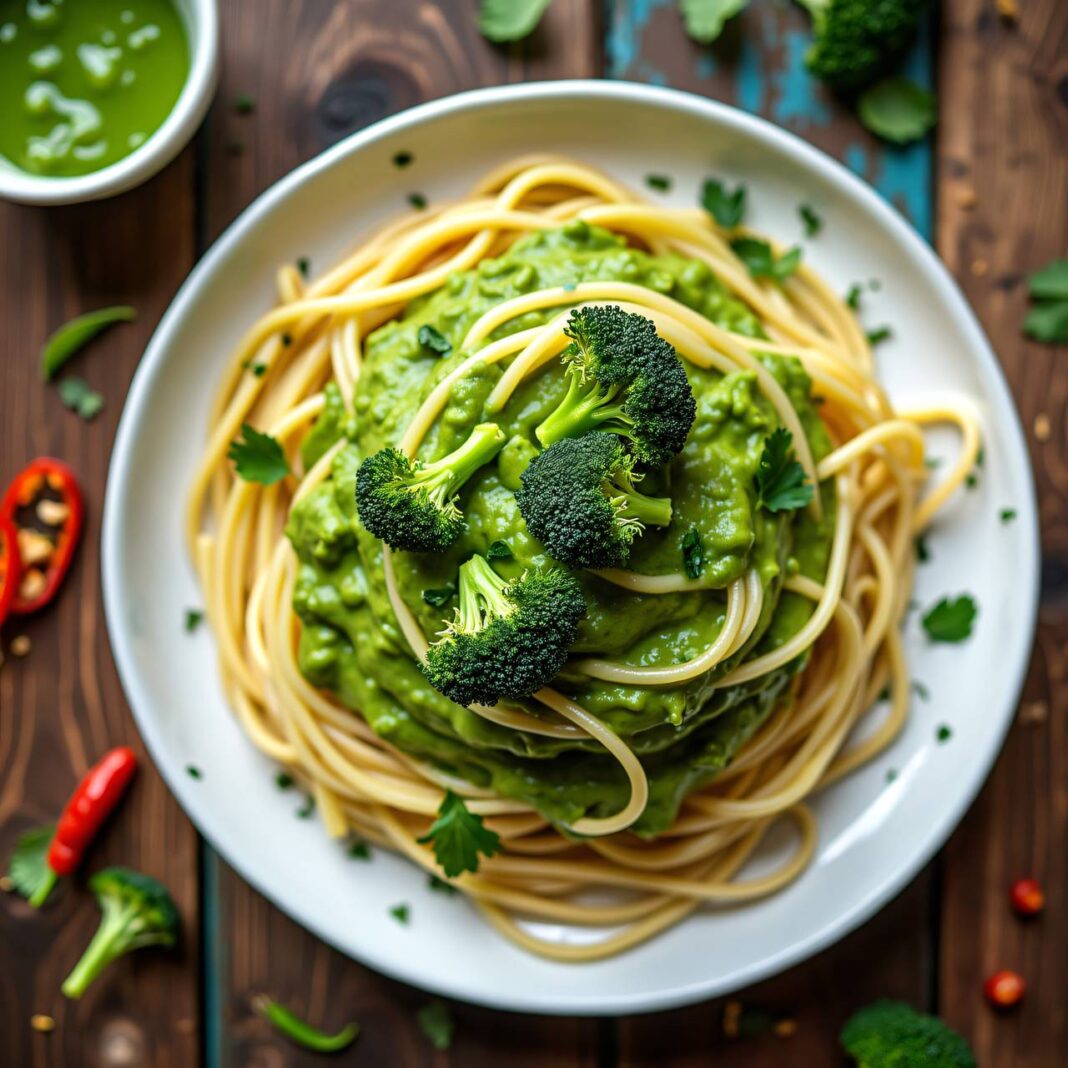 Spaghetti mit Broccolisauce Rezept Spaghetti mit Broccolisauce Rezept