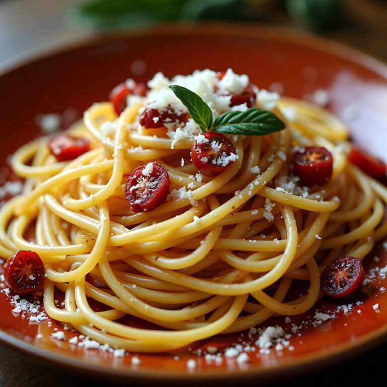 Spaghetti mit Knoblauch Rezept