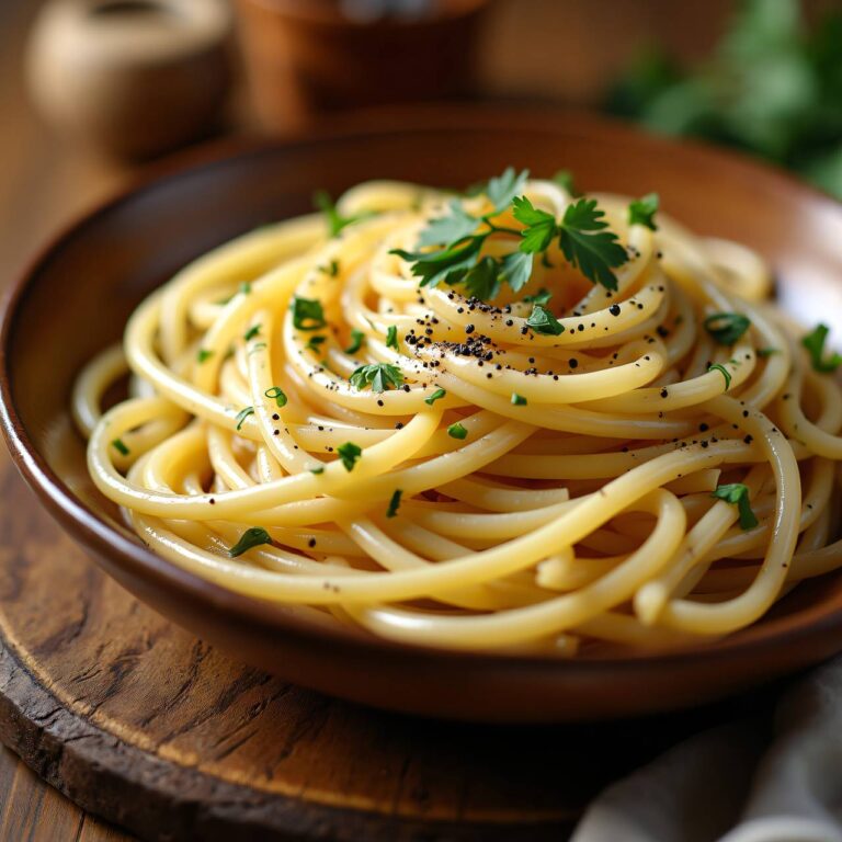 Spaghetti mit Meerrettichsauce Rezept