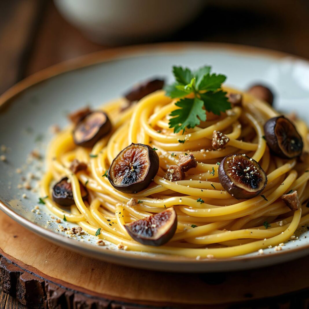 Spaghetti mit Steinpilz-Grappa-Sauce Rezept Spaghetti mit Steinpilz-Grappa-Sauce Rezept