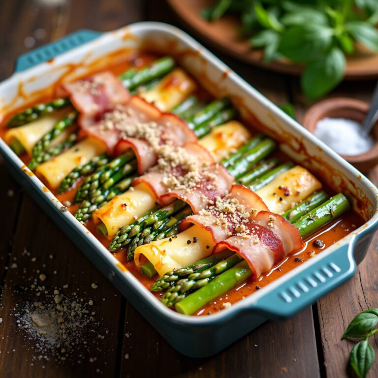Spargel-Cannelloni mit Speck Rezept