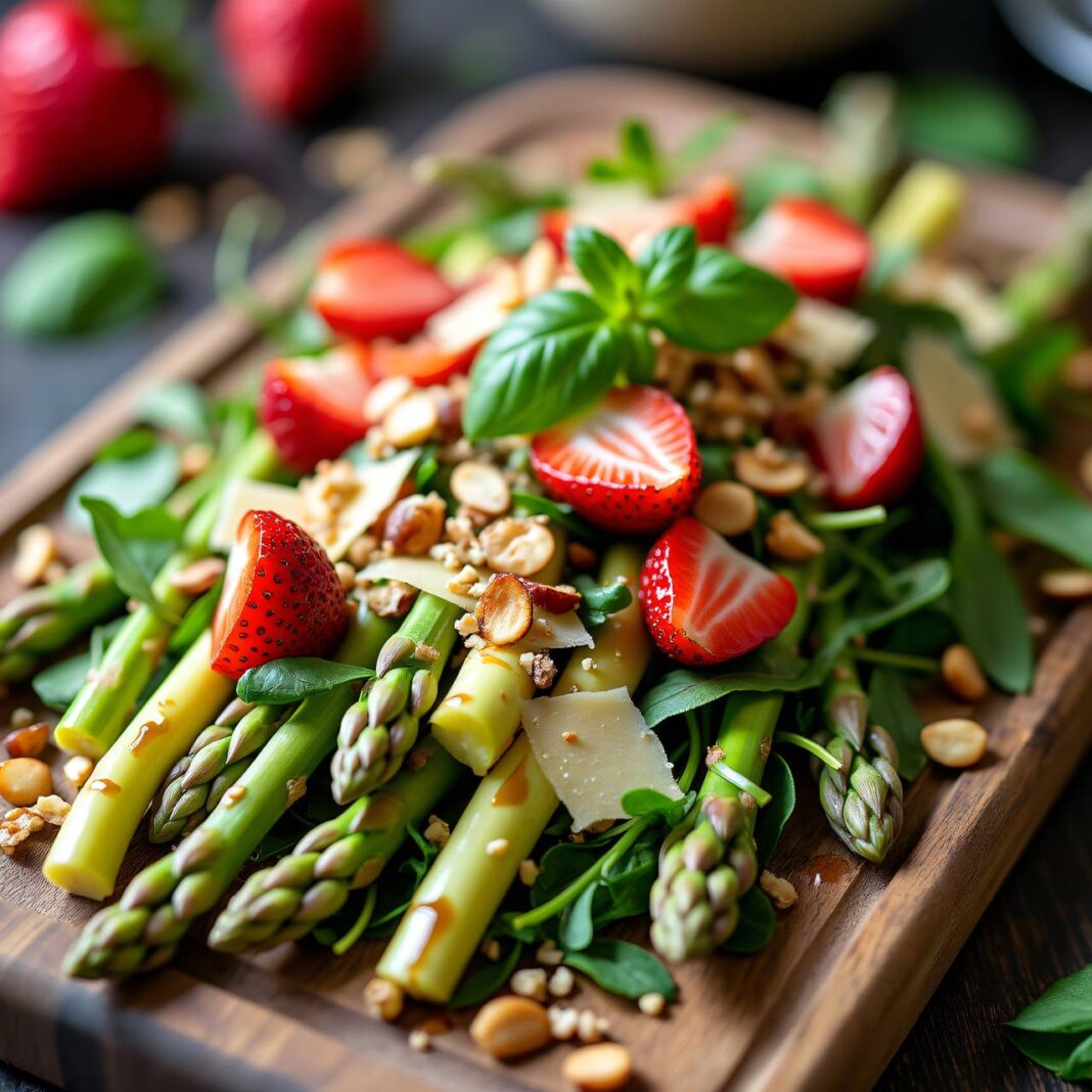Spargel-Erdbeer-Salat Rezept Spargel-Erdbeer-Salat Rezept