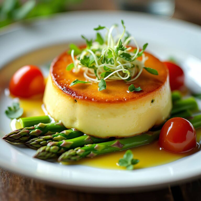 Spargelflan mit Spargelsalat Rezept