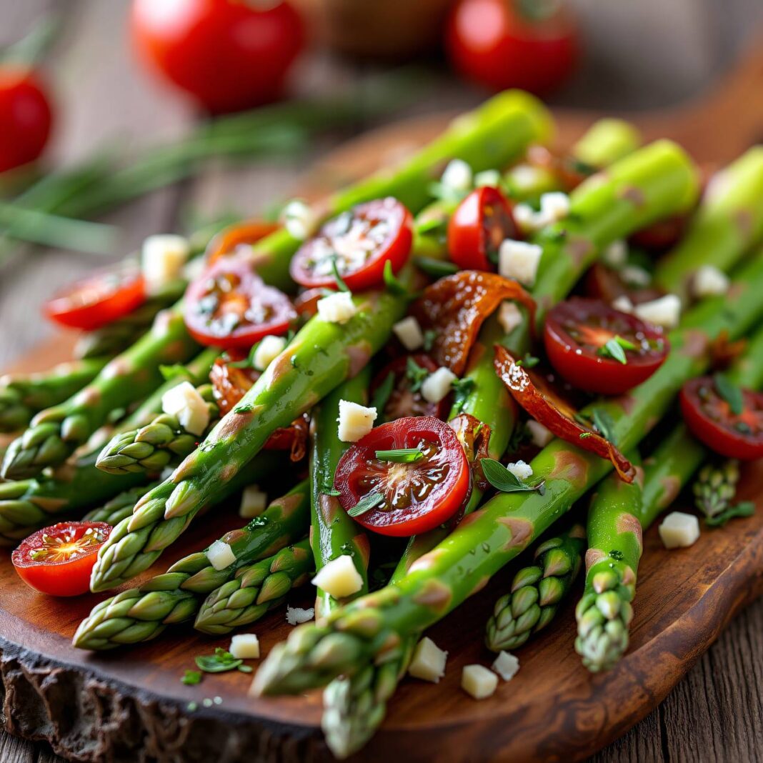 Spargelsalat mit Champignons und getrockneten Tomaten Rezept Spargelsalat mit Champignons und getrockneten Tomaten Rezept