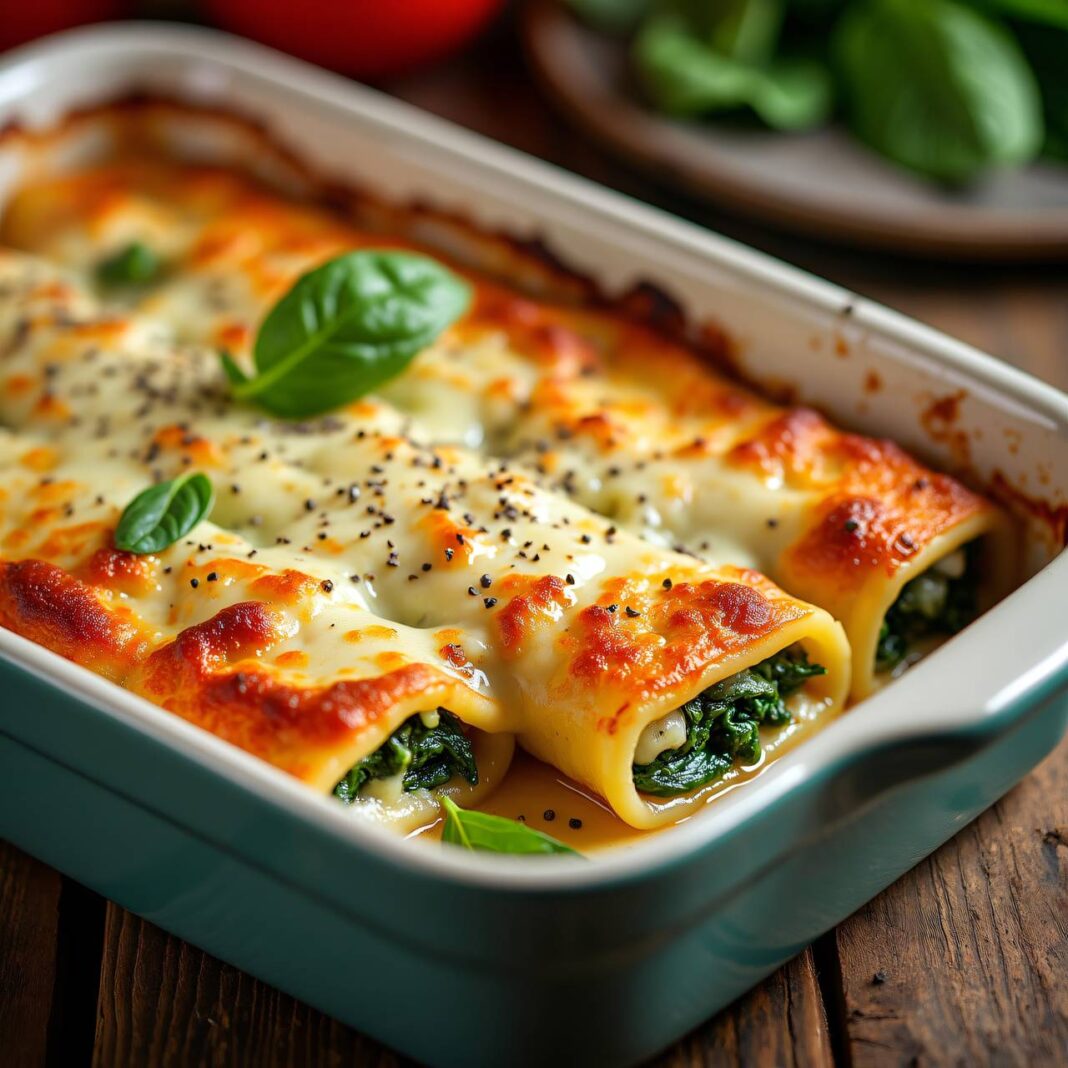 Spinat-Cannelloni Rezept Spinat-Cannelloni Rezept
