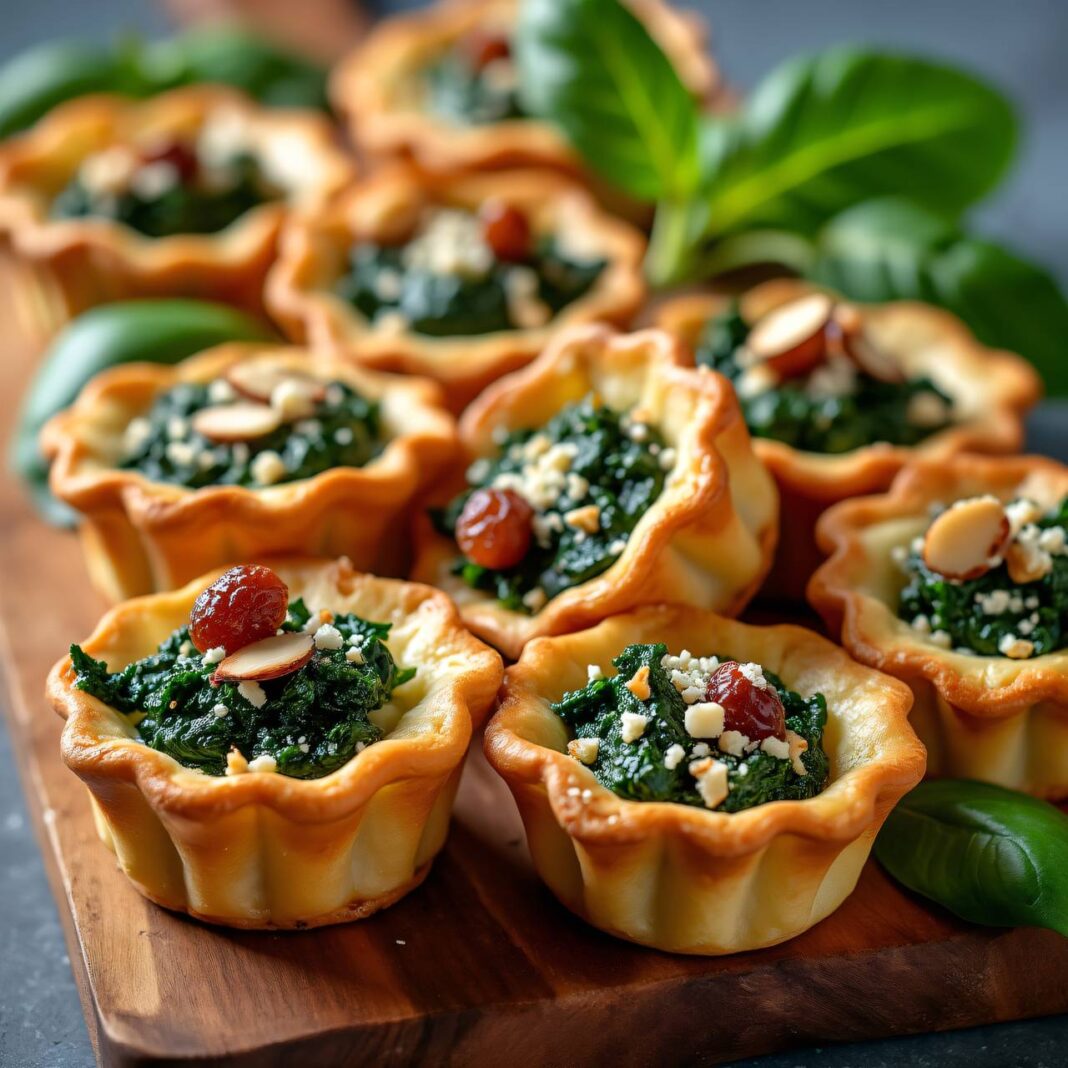 Spinat-Käse-Tartelettes Rezept Spinat-Käse-Tartelettes Rezept