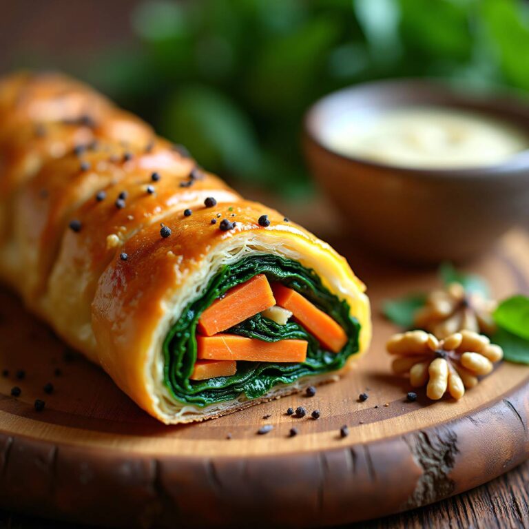 Spinat-Karotten-Strudel Rezept