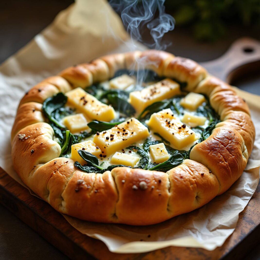 Spinat-Mozzarella-Focaccia Rezept Spinat-Mozzarella-Focaccia Rezept