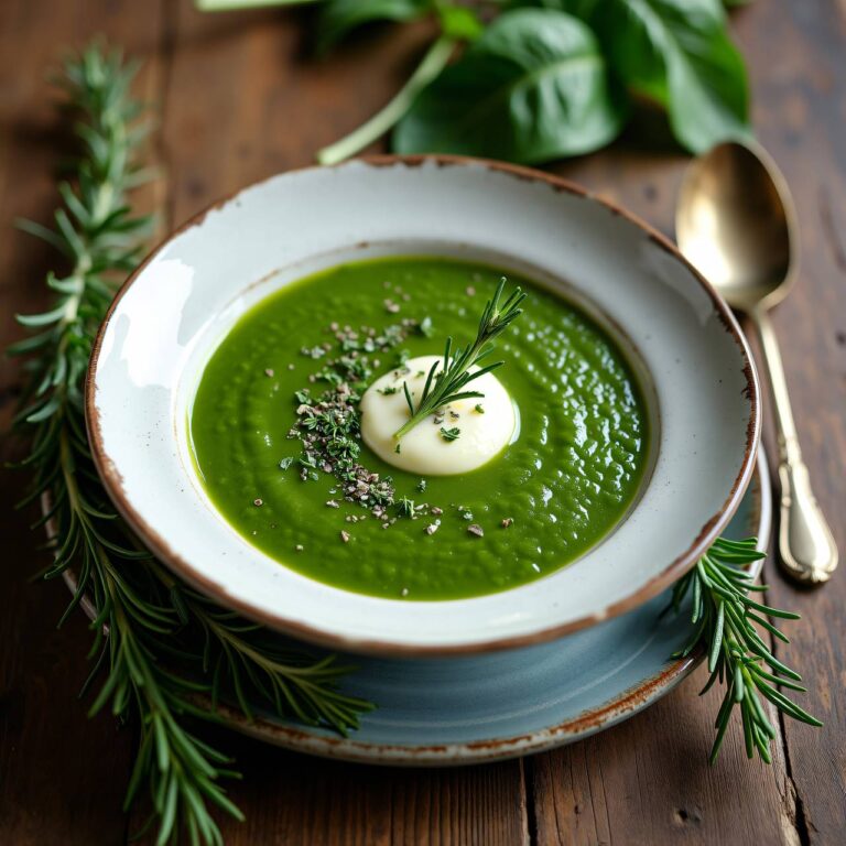 Spinat-Rosmarin-Suppe Rezept