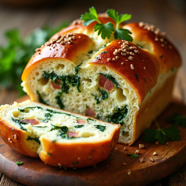 Spinat-Speck-Brot Rezept