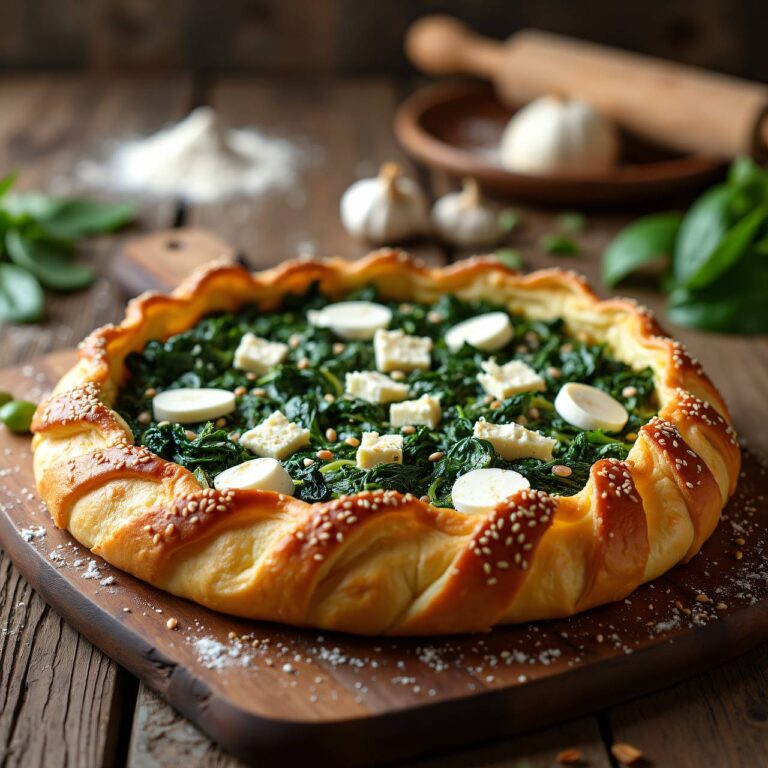 Spinatblechkuchen Rezept