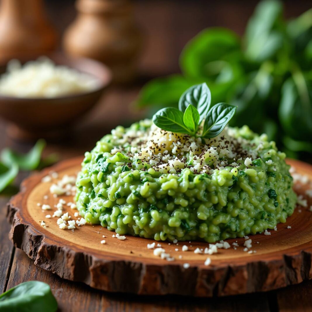 Spinatrisotto Rezept Spinatrisotto Rezept