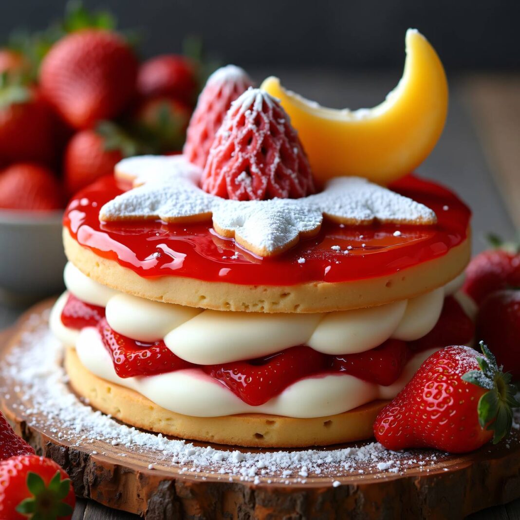 Spitzbuben-Eistorte (Geburtstagstorte) Rezept Spitzbuben-Eistorte (Geburtstagstorte) Rezept