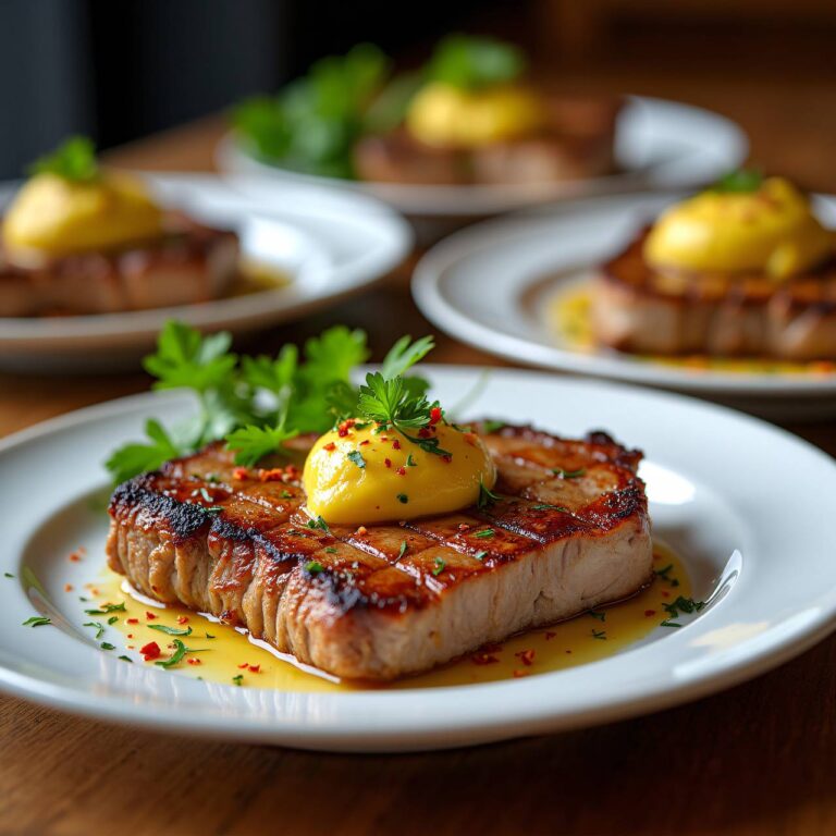 Steak mit Senfbutter Rezept