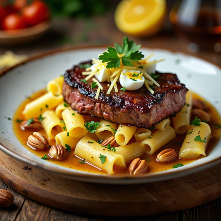 Steak-Pasta Rezept