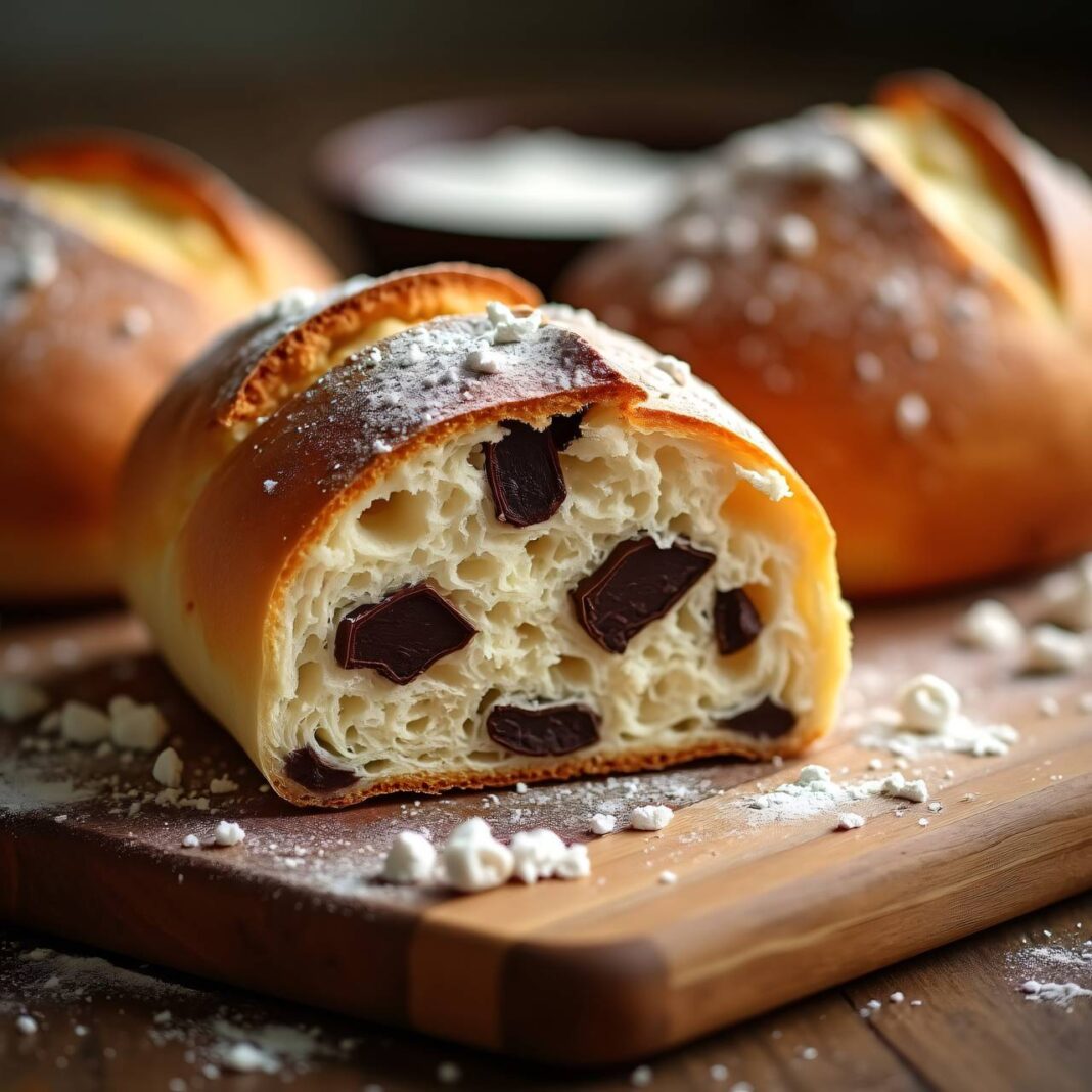 Stracciatella-Brot Rezept Stracciatella-Brot Rezept