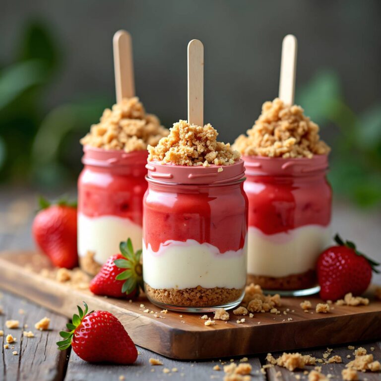 Strawberry Cheesecake Pops Rezept