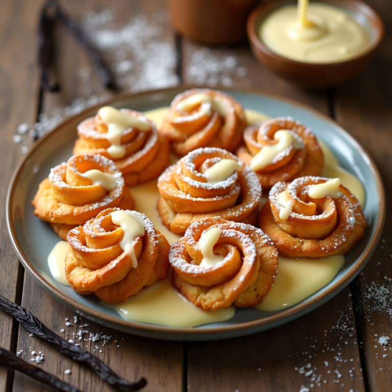 Striflates mit Vanillesauce Rezept