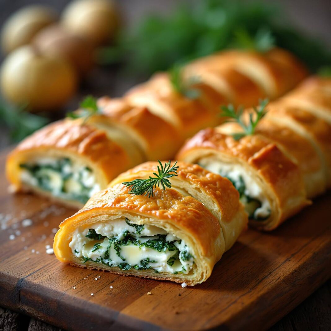 Strudel mit Frischkäsefüllung Rezept Strudel mit Frischkäsefüllung Rezept