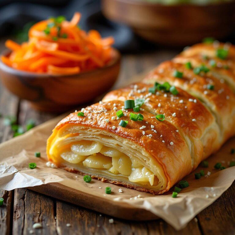 Strudel mit Karottensalat Rezept