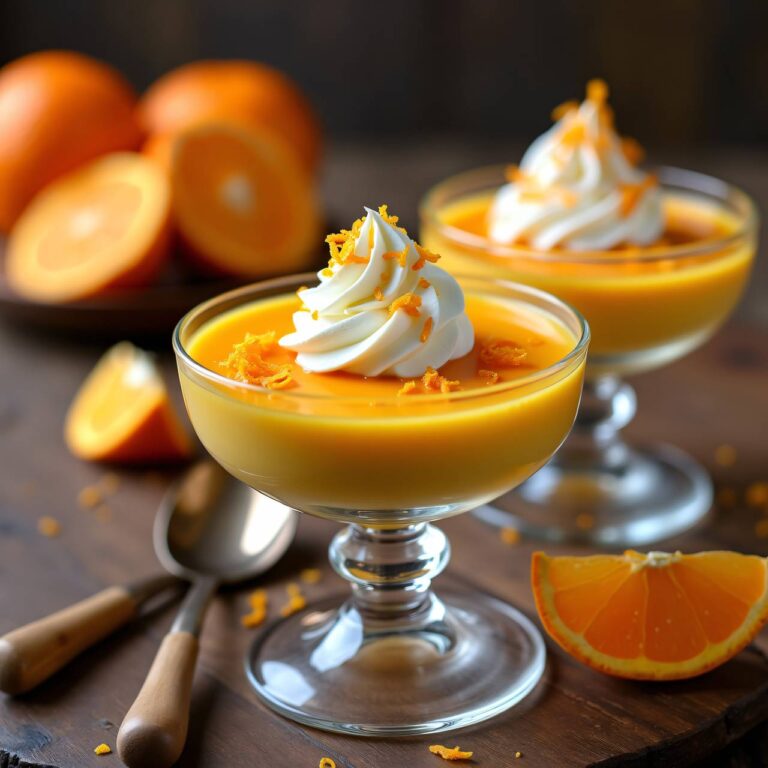 Süßmost-Orangen-Crème Rezept