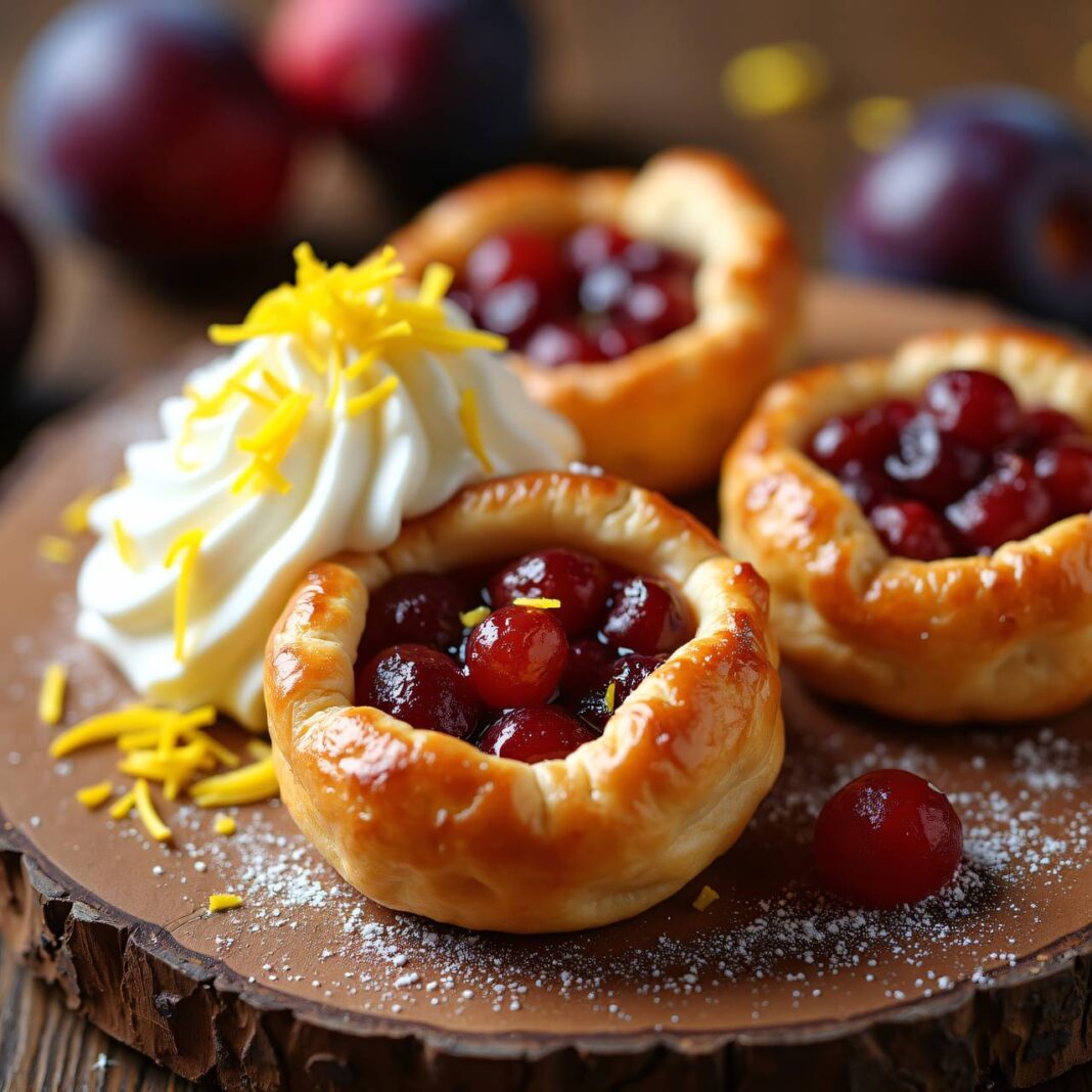 Süsse Pflaumen-Blätterteig-Pastete Rezept Süsse Pflaumen-Blätterteig-Pastete Rezept