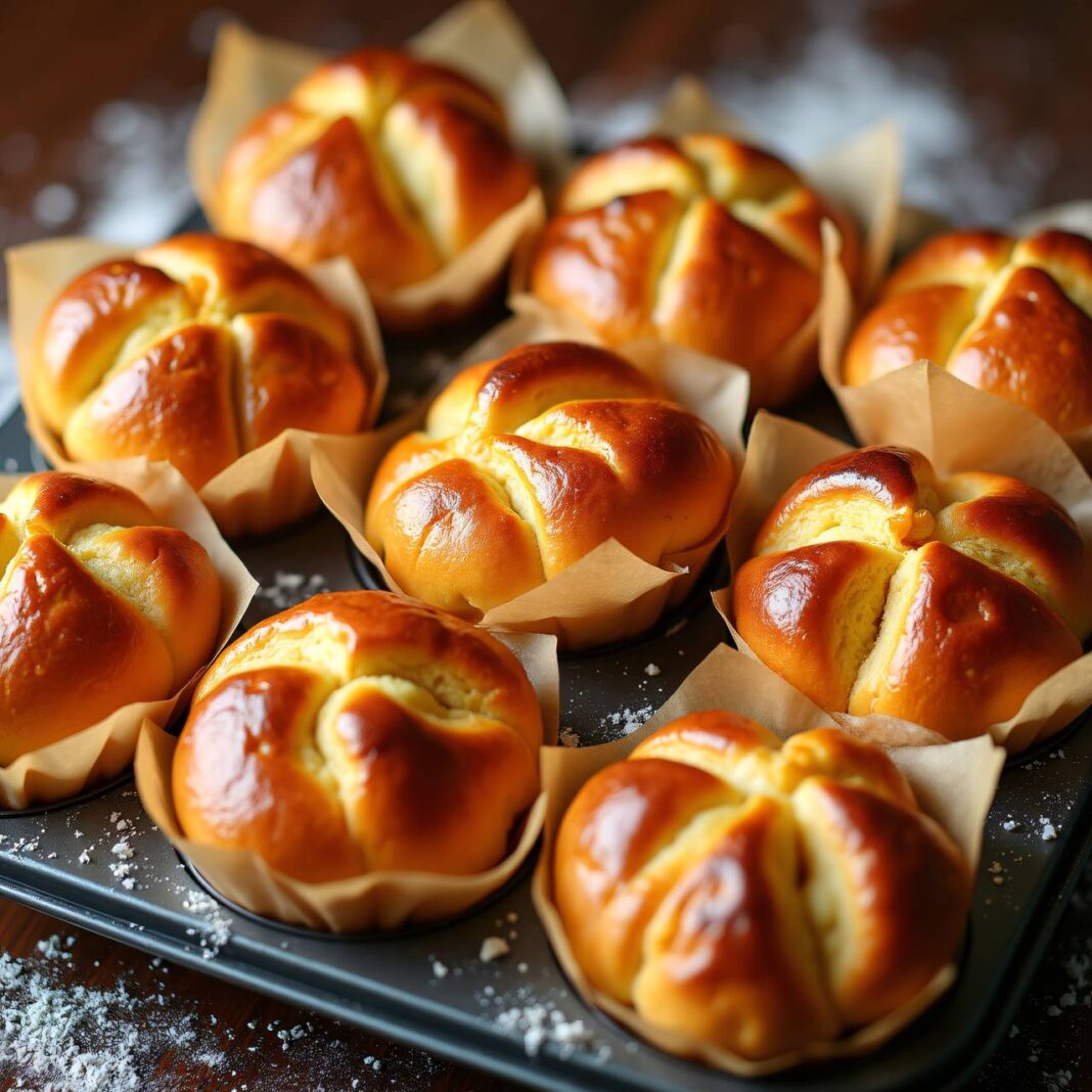 Süsskartoffel-Brioches Rezept Süsskartoffel-Brioches Rezept