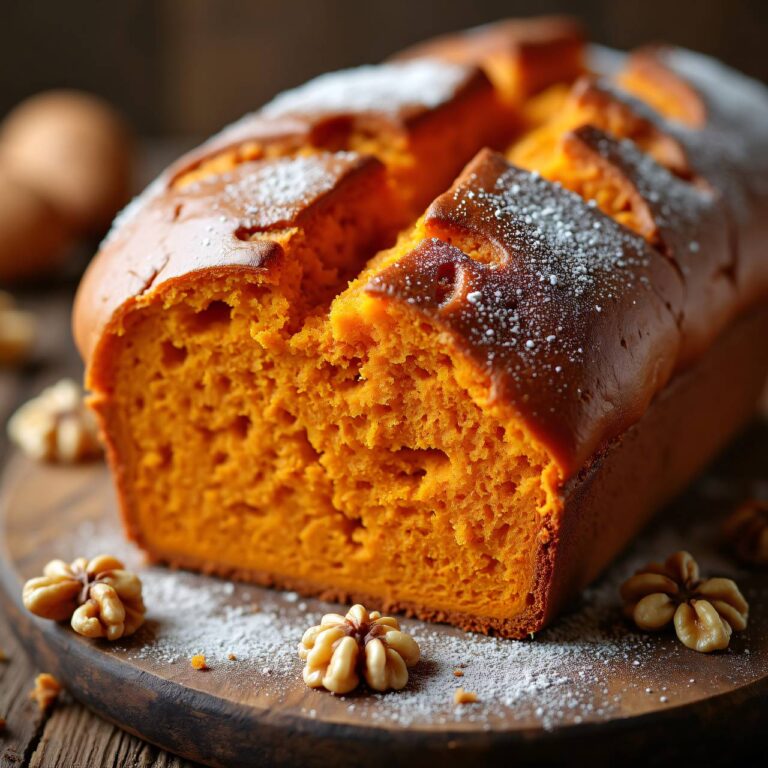 Süsskartoffelbrot mit Baumnüssen Rezept