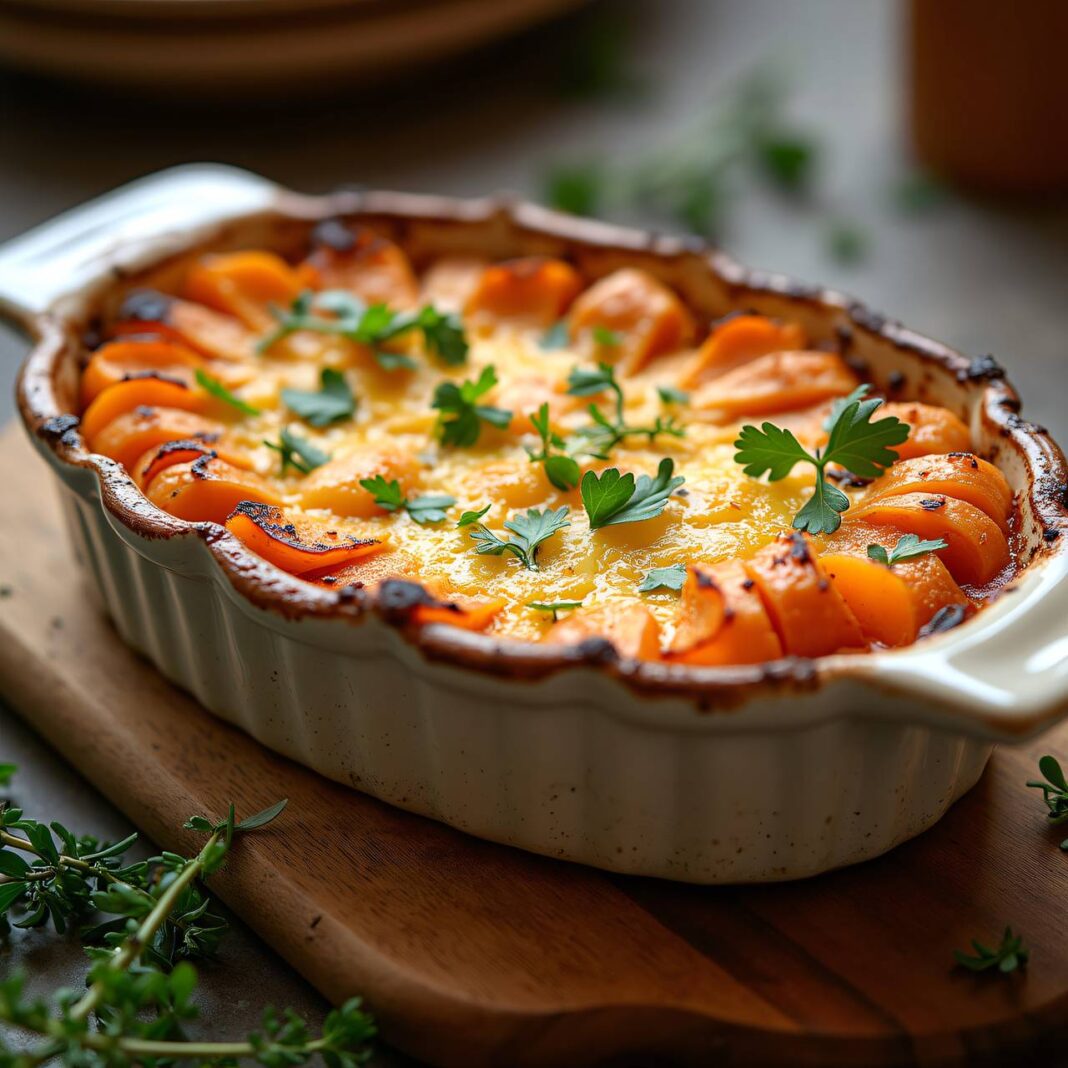 Süsskartoffelgratin Rezept Süsskartoffelgratin Rezept