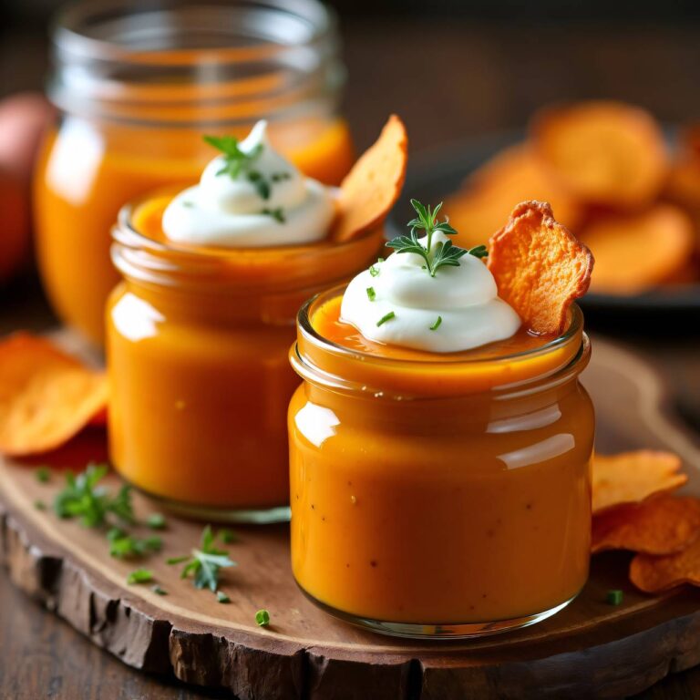 Süsskartoffelsuppe mit Sahnehaube Rezept