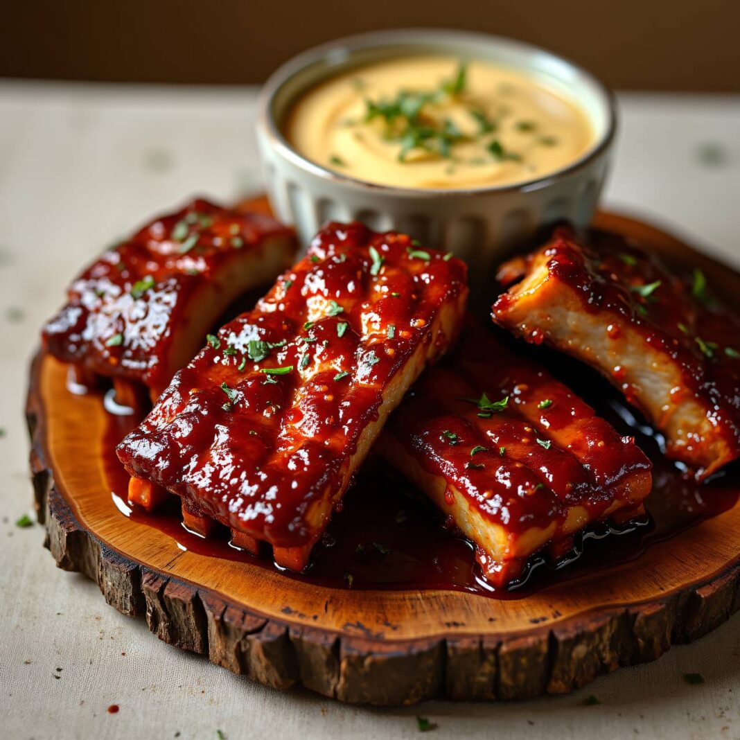 Süsssaure Spareribs mit Dip Rezept Süsssaure Spareribs mit Dip Rezept