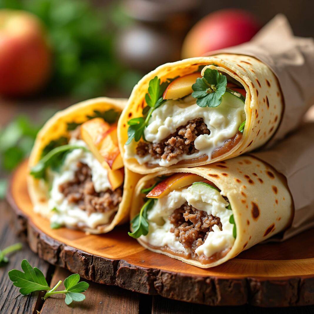 Tafelspitz-Apfel-Wraps Rezept Tafelspitz-Apfel-Wraps Rezept