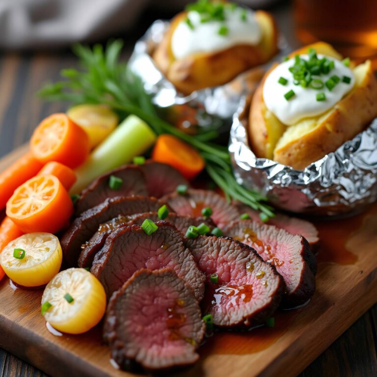 Tafelspitz mit Baked Potatoes Rezept