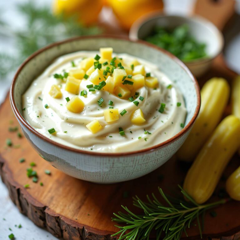 Tartarsauce (Fondue oder Dip) Rezept