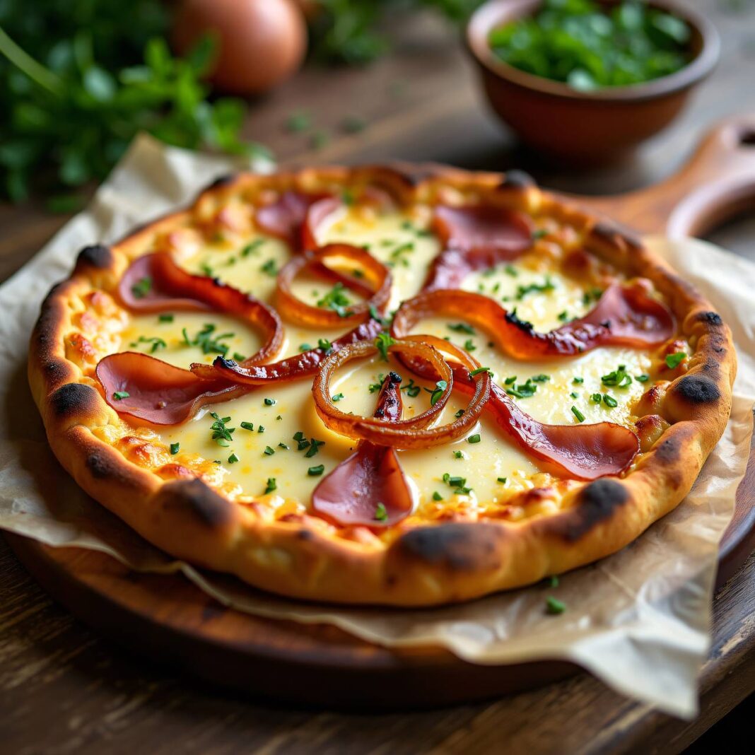 Tarte (Pizza) Rezept Tarte (Pizza) Rezept