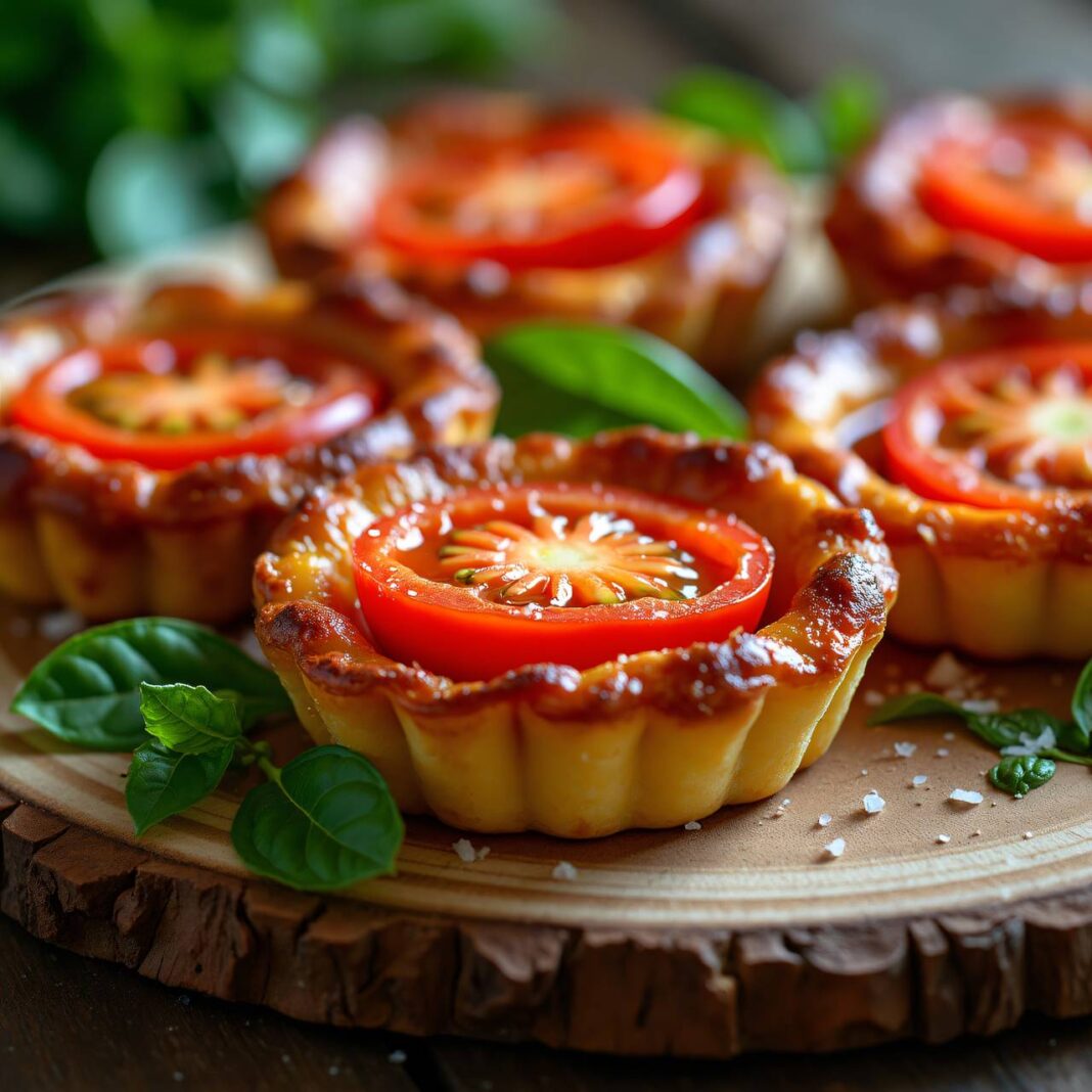 Tarte Tatin mit Cherrytomaten Rezept Tarte Tatin mit Cherrytomaten Rezept