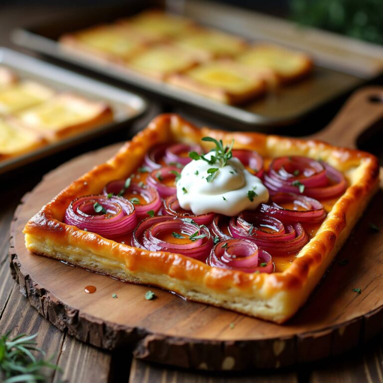 Tarte Tatin mit Zwiebeln Rezept