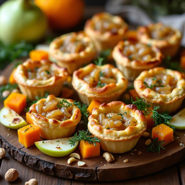 Tartelettes mit Sauerkraut und Herbstgemüse Rezept