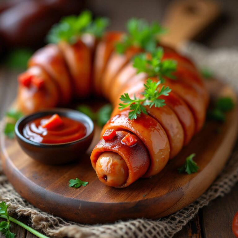 Tausendfüssler Balthasar mit hausgemachtem Ketchup Rezept