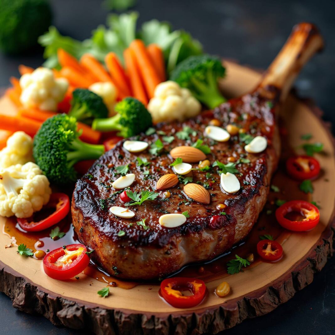 Tomahawk mit Kräuter-Paprika-Marinade Rezept Tomahawk mit Kräuter-Paprika-Marinade Rezept