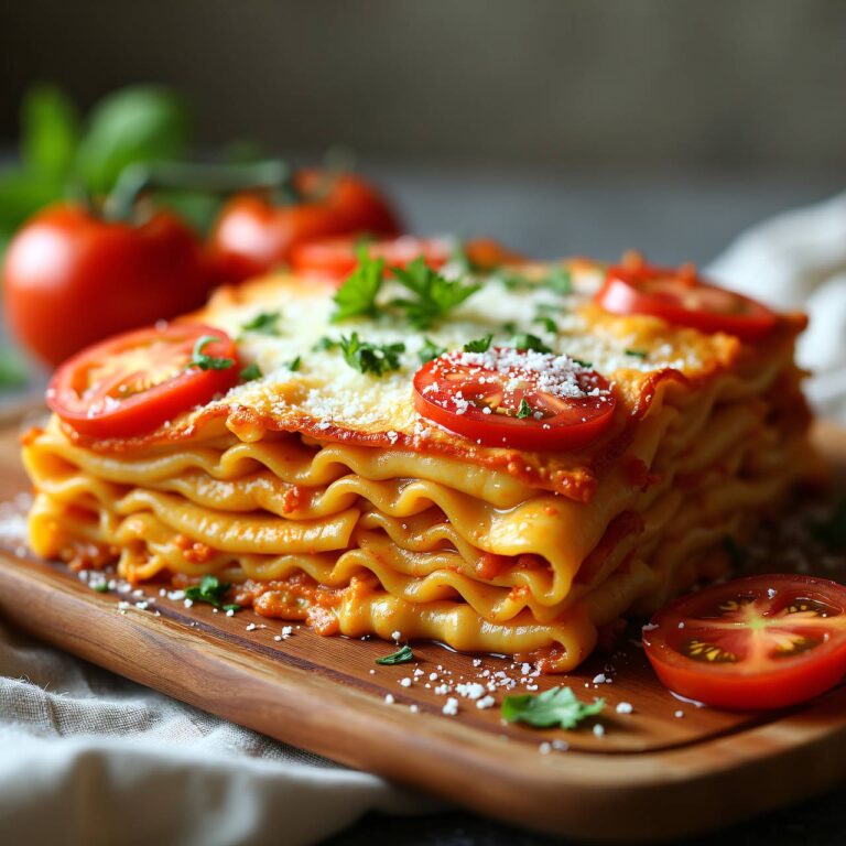Tomaten-Blumenkohllasagne (Vegetarische Lasagne) Rezept