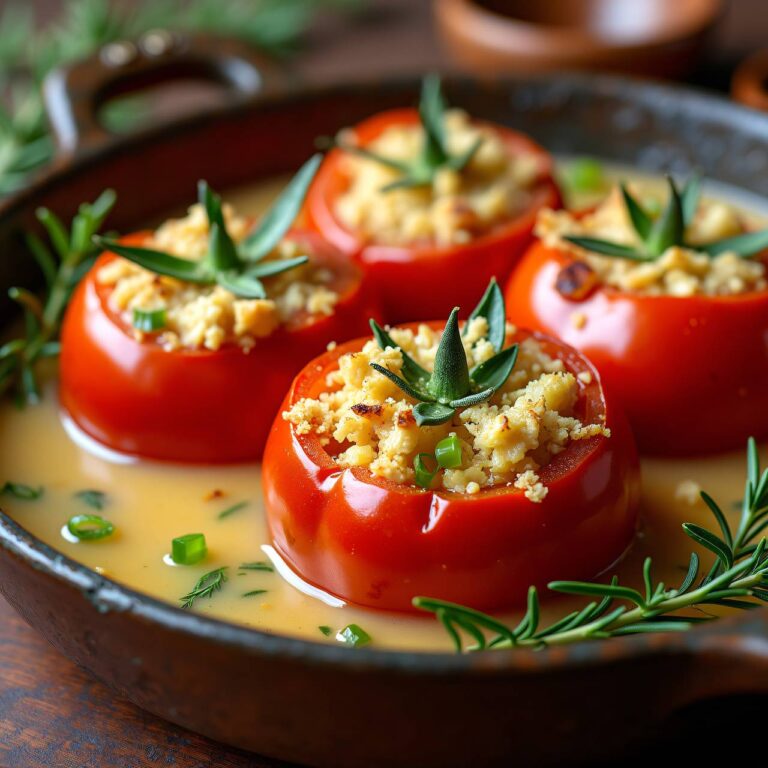Tomaten mit Hühnerfüllung Rezept