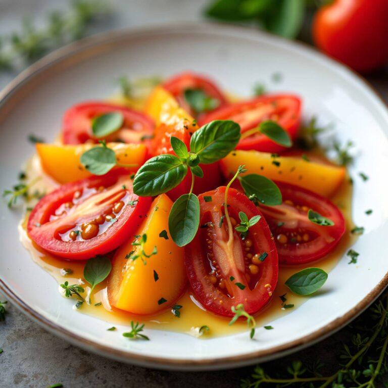 Tomaten-Pflaumen-Salat Rezept