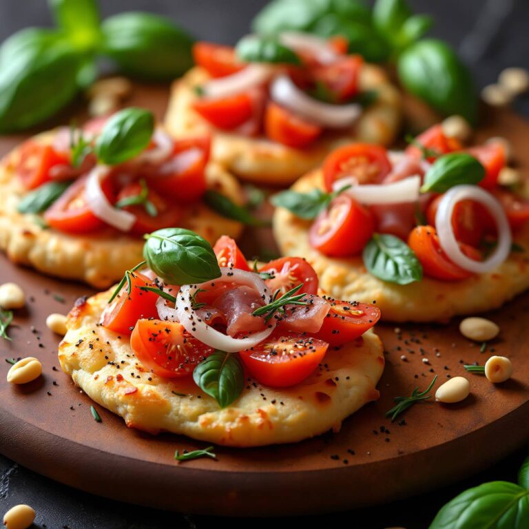 Tomaten-Rohschinken-Fladen Rezept