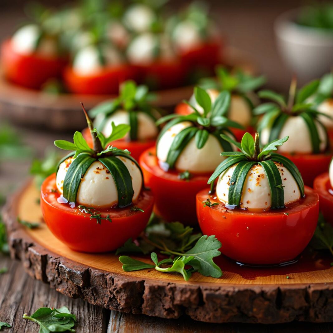 Tomaten-Rucola-Schiffchen Rezept Tomaten-Rucola-Schiffchen Rezept